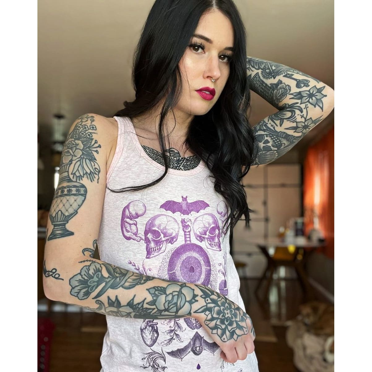 Women’s Life&Death tank top - Organic - Death and Friends