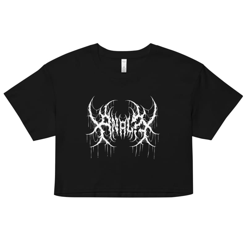 Anal? Crop Top - Offensive Black Metal / Heavy Metal Clothing – Death ...