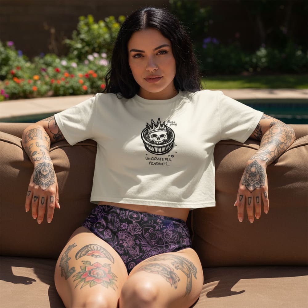 ’Carbon Sheet’ Full-Set Recycled High-Waisted Tattoo Bikini