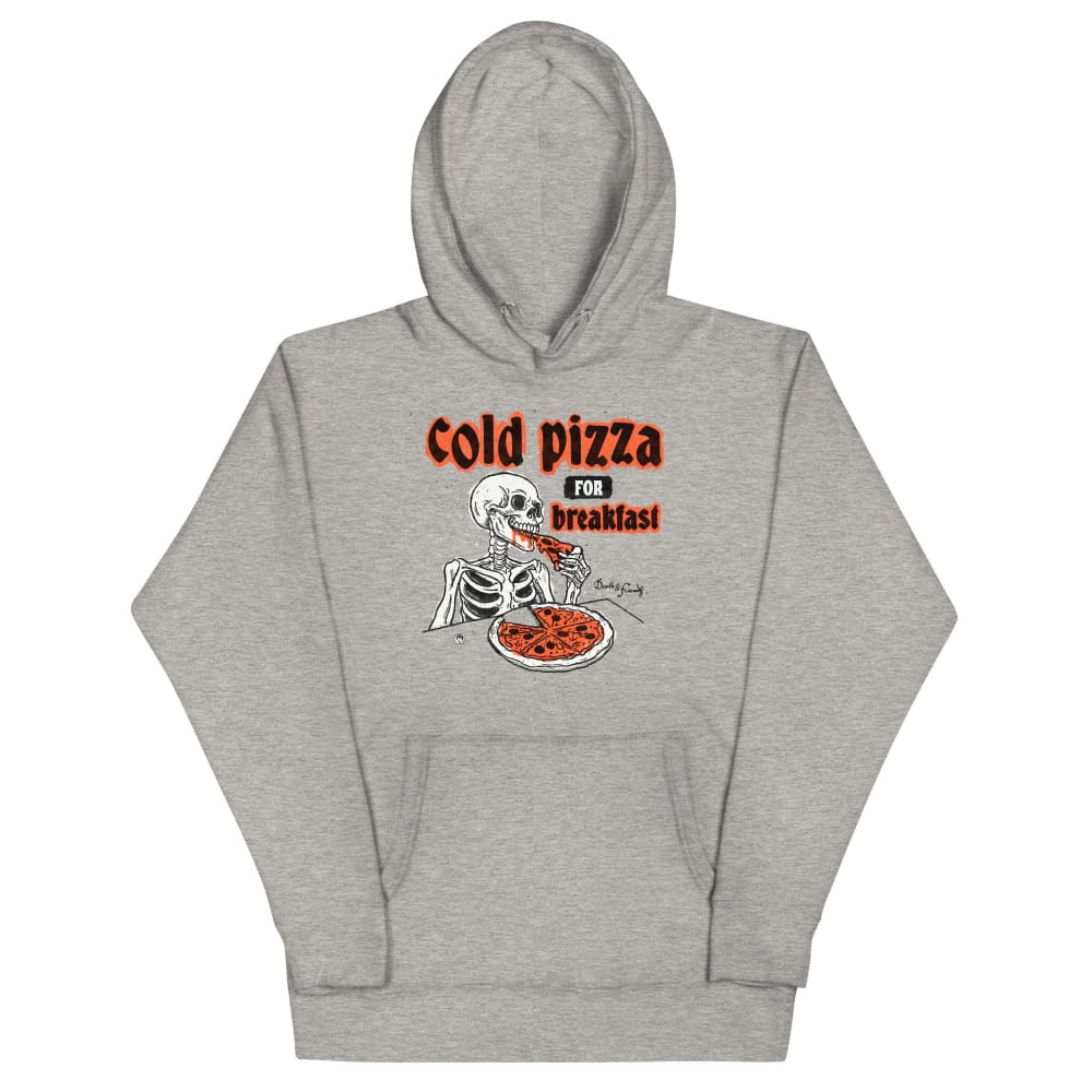 Cold Pizza Hoodie - Death & Friends - Pizza Sweater Pizza Slice Hoodie