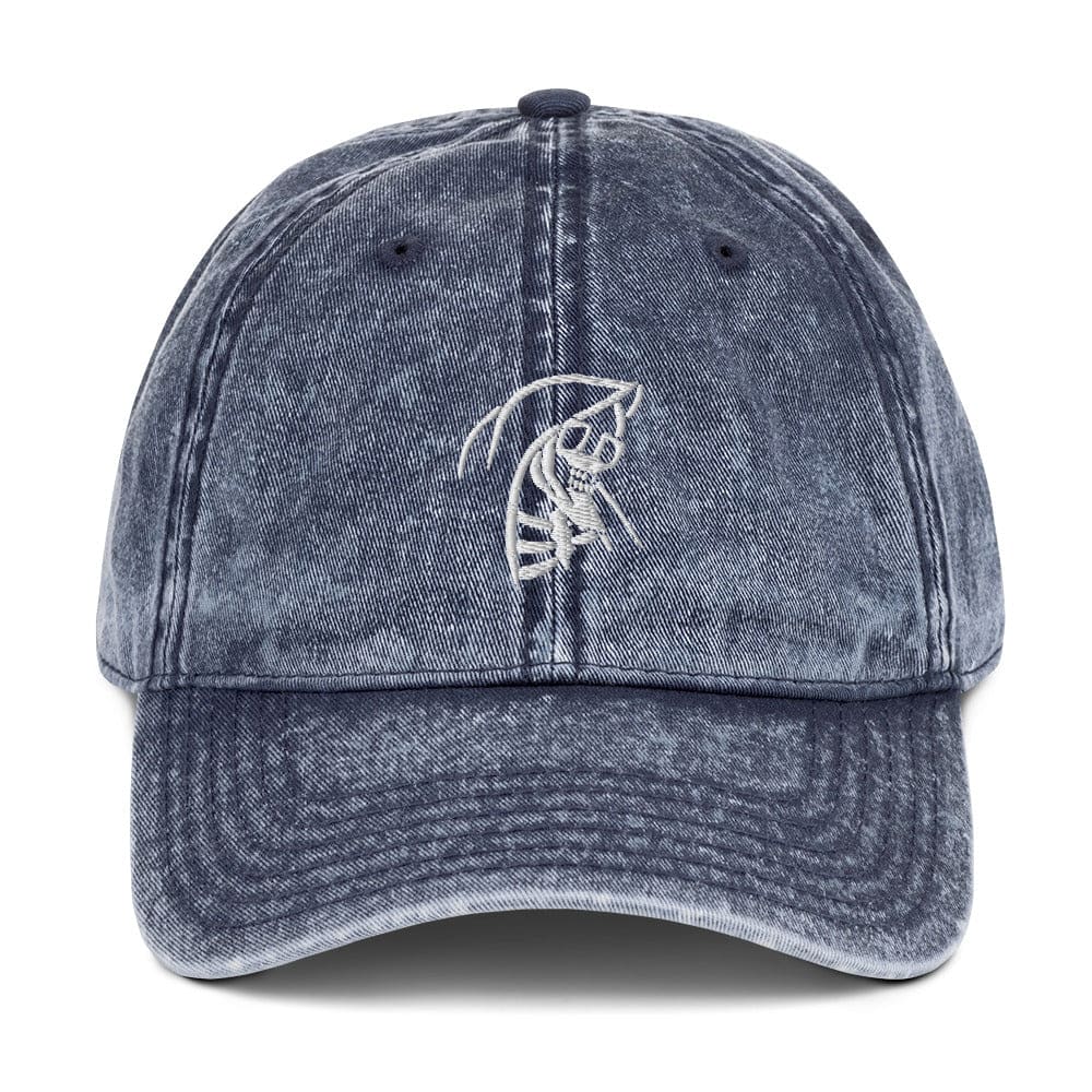 Death & Friends Stonewashed Hat - Vintage Cotton Skull