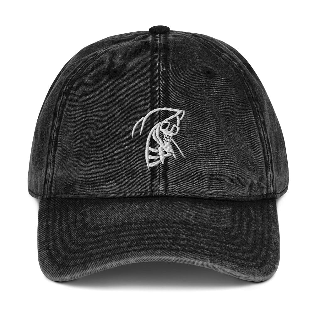 Death & Friends Stonewashed Hat - Vintage Cotton Skull