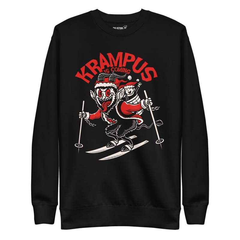 Krampus is Coming sweatshirt Goth Xmas Sweater Punk Christmas Jumper