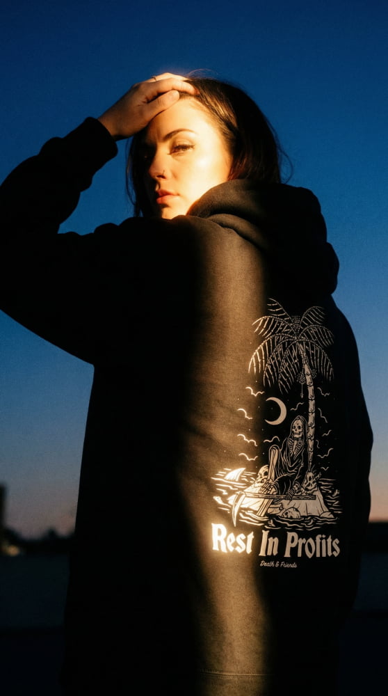 Rest in Profits Hoodie - Death and Friends - Alternative