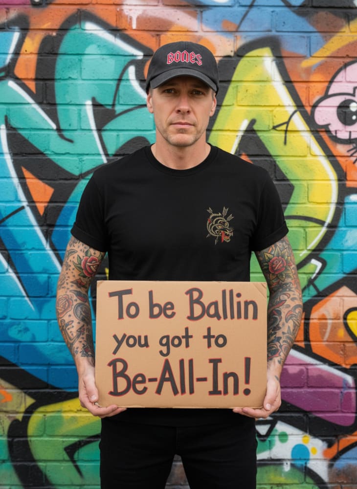 ’Sitting Still’ Wolf Traditional Tattoo T-shirt - Tattoo