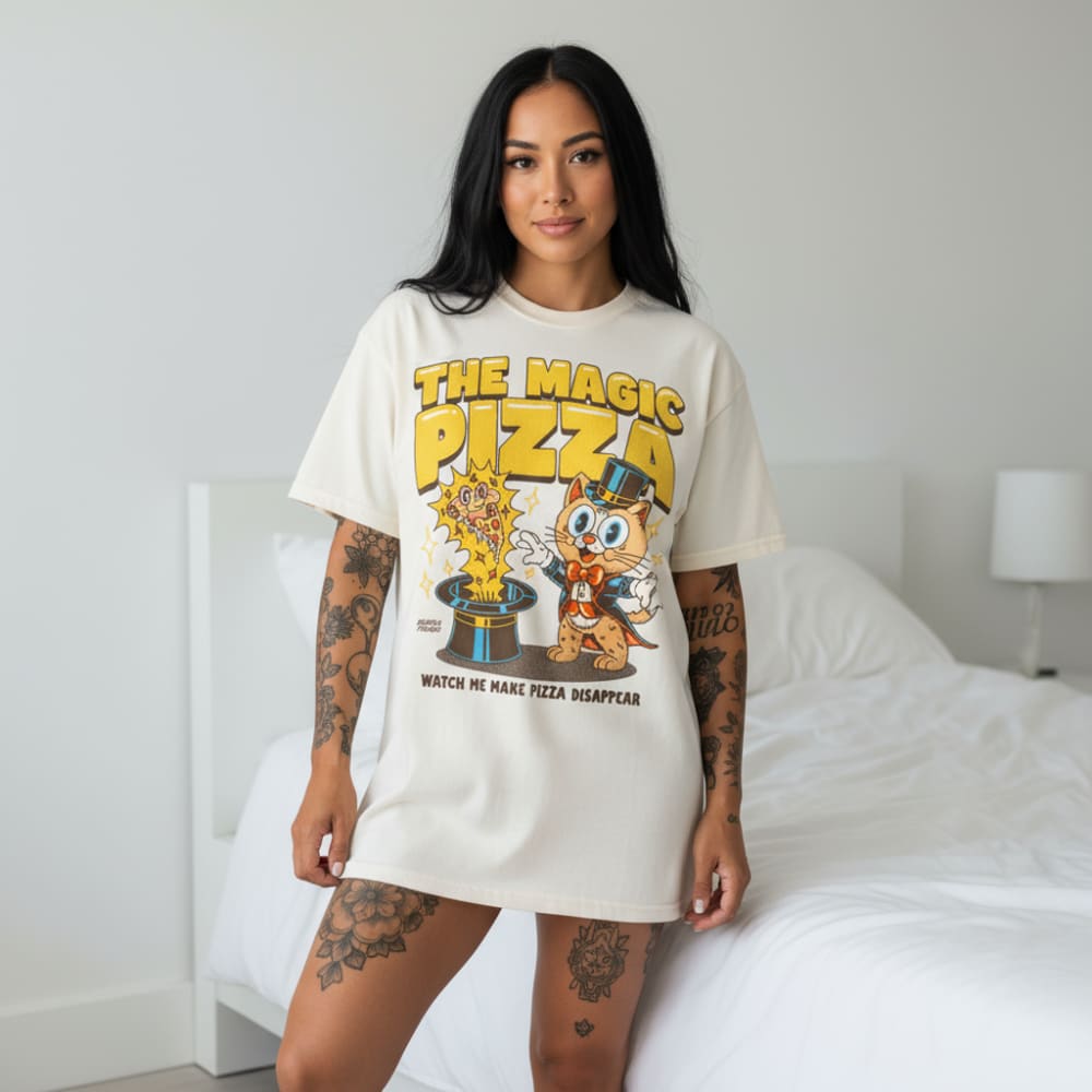 The Magic Pizza T-Shirt - Death and Friends - Death