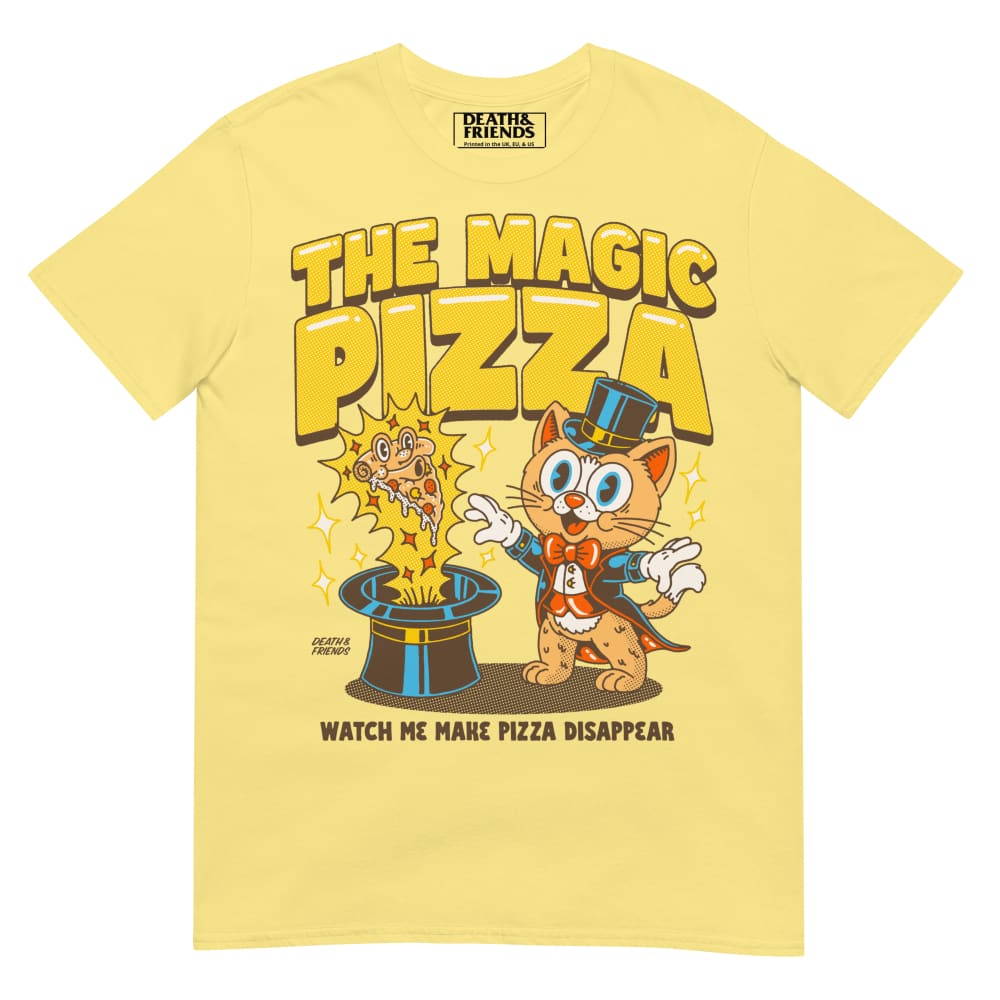 The Magic Pizza T-Shirt - Death and Friends - Death by Pizza Shirt