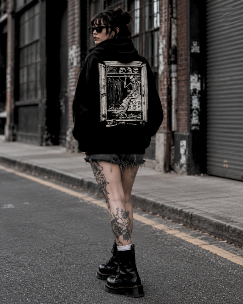 The Skeleton in My Closet Zip Up Hoodie - Death and Friends