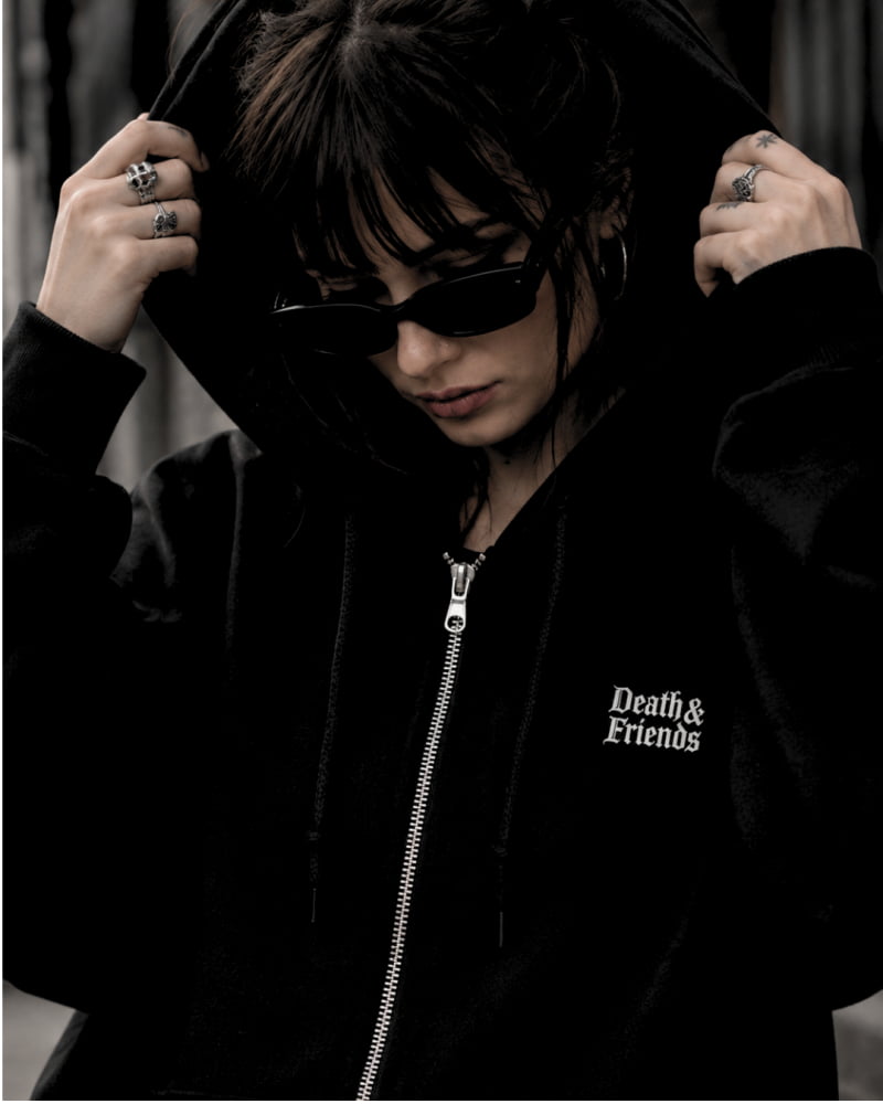 The Skeleton in My Closet Zip Up Hoodie - Death and Friends