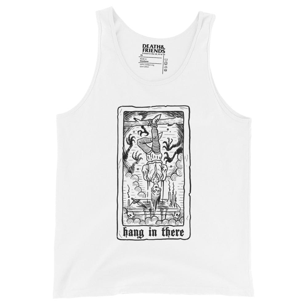 Hang in There Tank Top Vest - Death and Friends - Mystic