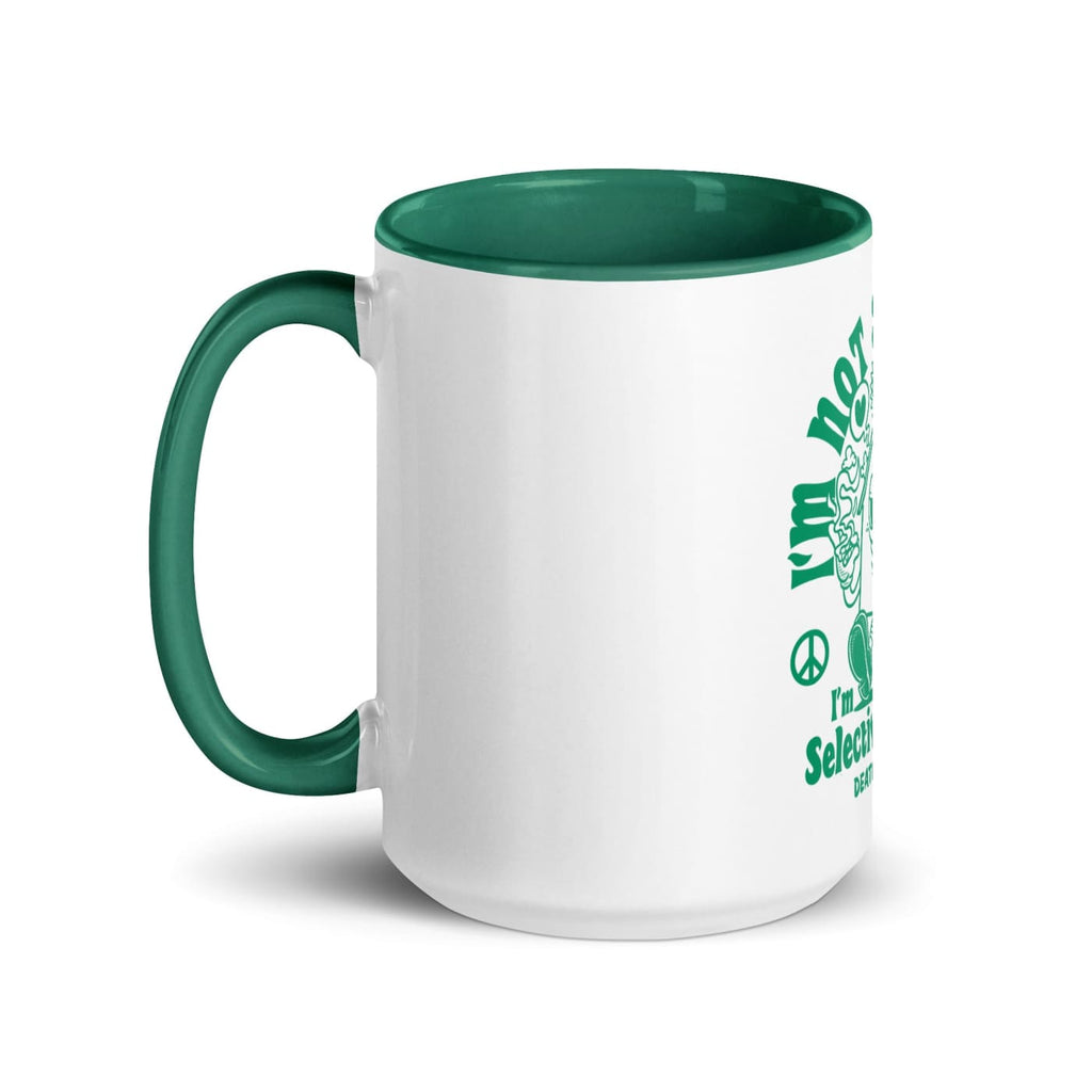 I’m Not Anti-Social Mug with Color Inside - Weed Clothing
