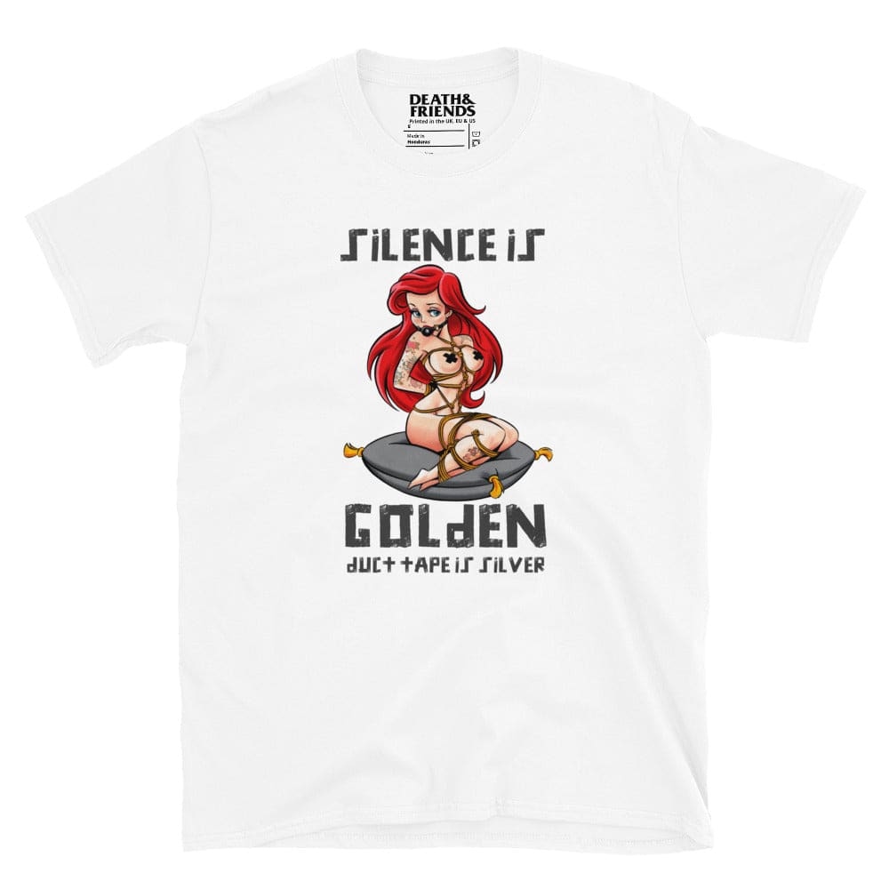 Silence is Golden (Duct Tape is Silver) T-Shirt - Death