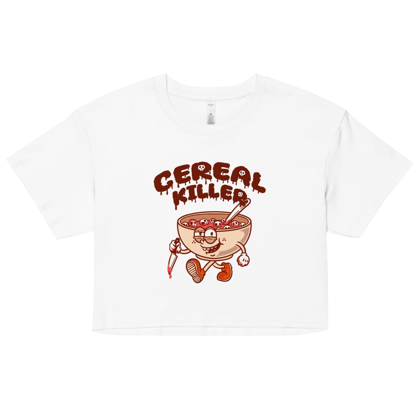 Women’s Cereal Killer crop top - Death and Friends