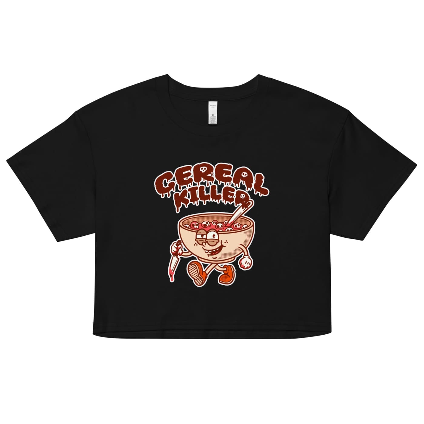 Women’s Cereal Killer crop top - Death and Friends