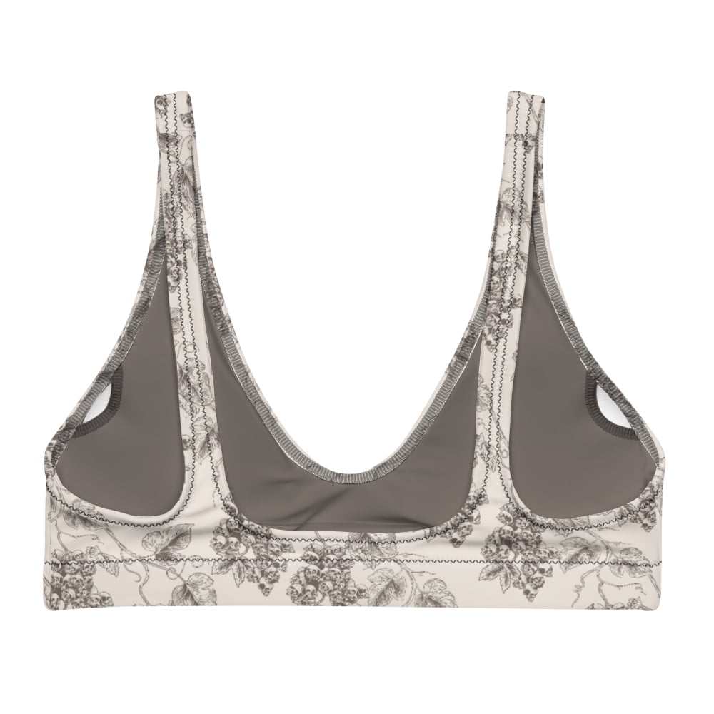 ’Venetian Gravevine’ Padded Alternative Bikini Top - Skull