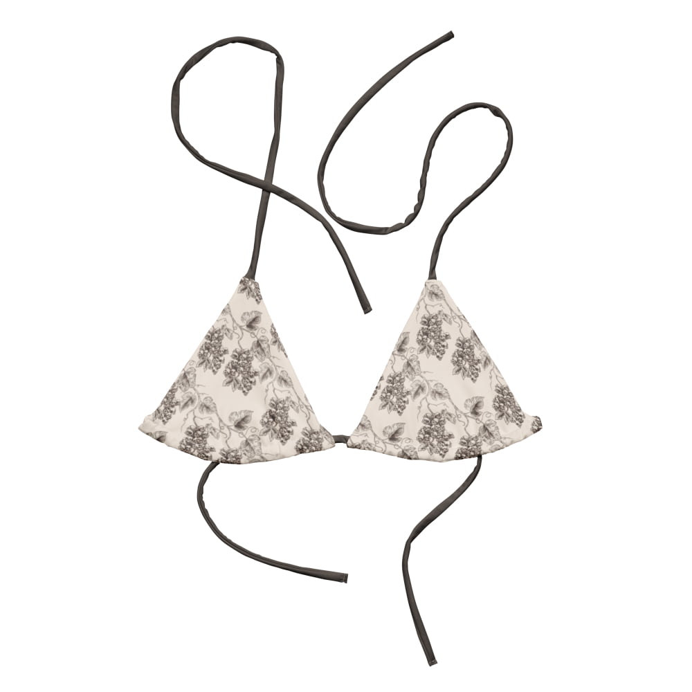 ’Venetian Gravevine’ String Goth Bikini Top - Alternative