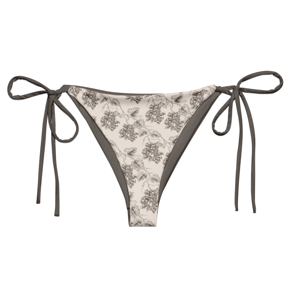 ’Venetian Gravevine’ String Skull Bikini Bottoms
