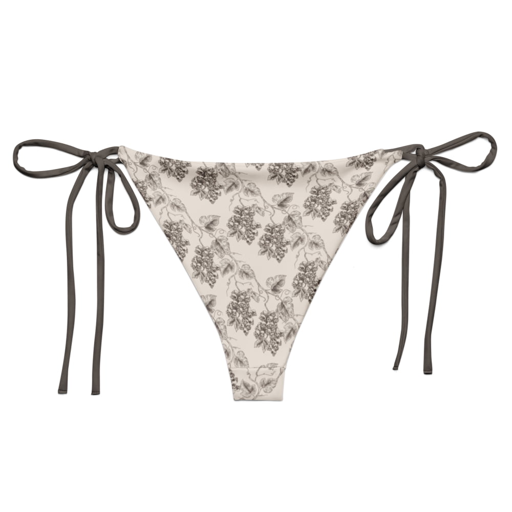’Venetian Gravevine’ String Skull Bikini Bottoms